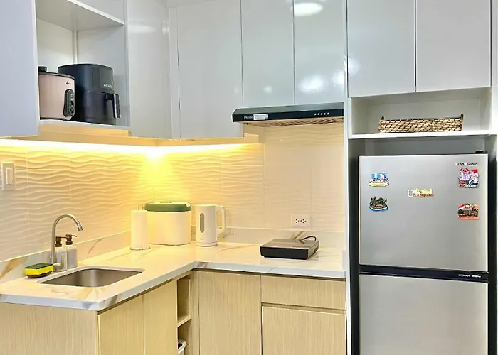 Cozy Family 2br With Wi-fi, Vanity & Work Desk Combo For 4-6pax Near It Park Cebu - Unit Sophia By Gerra 아파트호텔 만다웨 시