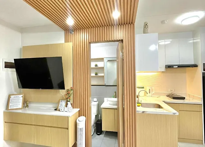 아파트호텔 Cozy Family 2br With Wi-fi, Vanity & Work Desk Combo For 4-6pax Near It Park Cebu - Unit Sophia By Gerra